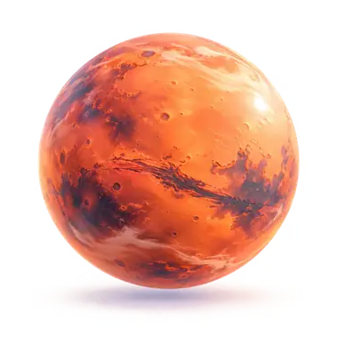 Orange planet